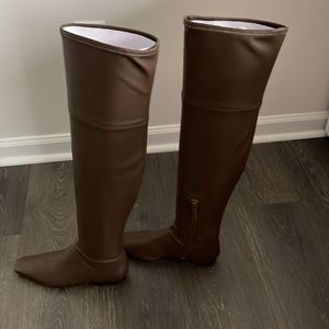 VINCE
Nissa Stretch Leather Over-The-Knee Boots